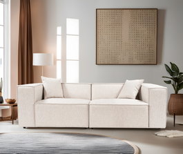 Atelier Del Sofa Lora Sofá de 2 Plazas - Marrón claro